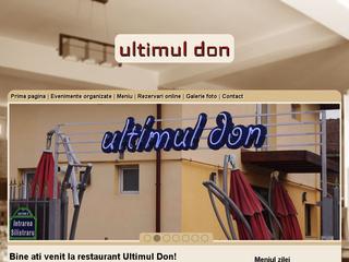 Restaurantul Ultimul Don - Bucuresti