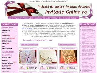 Invitatie-online - produse pentru nunta