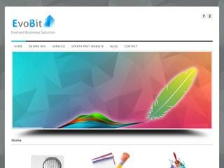 Evobit - creare website prezentare