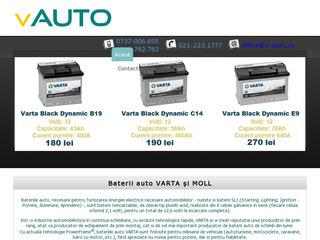 Baterii auto Varta si Moll