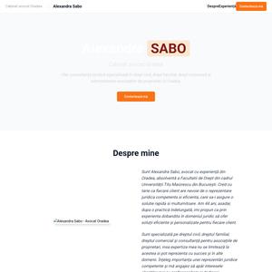 Cabinet individual de avocatura Sabo Alexandra