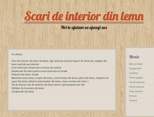 Scari de interior din lemn