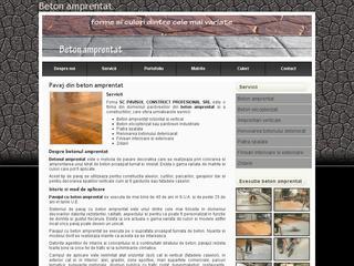 Pavisol Construct Profesiona - beton amprentat