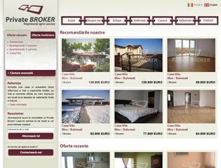 Private Broker - agentie imobiliara