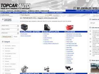 Topcar Auto - magazin online de piese auto