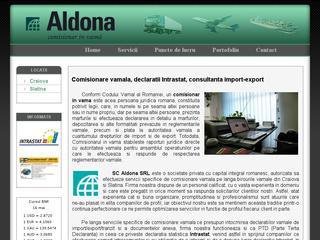 Aldona - comisionar in vama