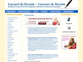 Lucrari licenta, diploma, dizertatie si doctorat