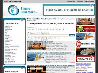 FirmeBaiaMare - portal informare Baia Mare
