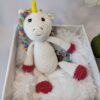 Unicorn crosetat - jucarie crosetata handmade, Crosetiq
