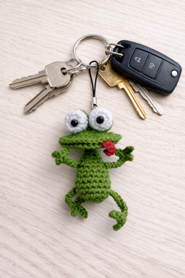 Breloc broscuta haioasa