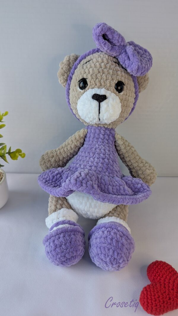 Ursulet crosetat Nora Ursulet crosetat Nora - jucarie crosetata handmade, Crosetiq