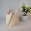 Coșuleț croșetat – model pisicuță Coșuleț croșetat – model pisicuță - produs handmade Crosetiq