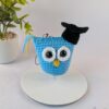 Bufniță croșetată – breloc de absolvire - breloc crosetat handmade, Crosetiq