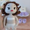 Papușă croșetată Amelia Papușă croșetată Amelia - jucarie crosetata handmade, Crosetiq