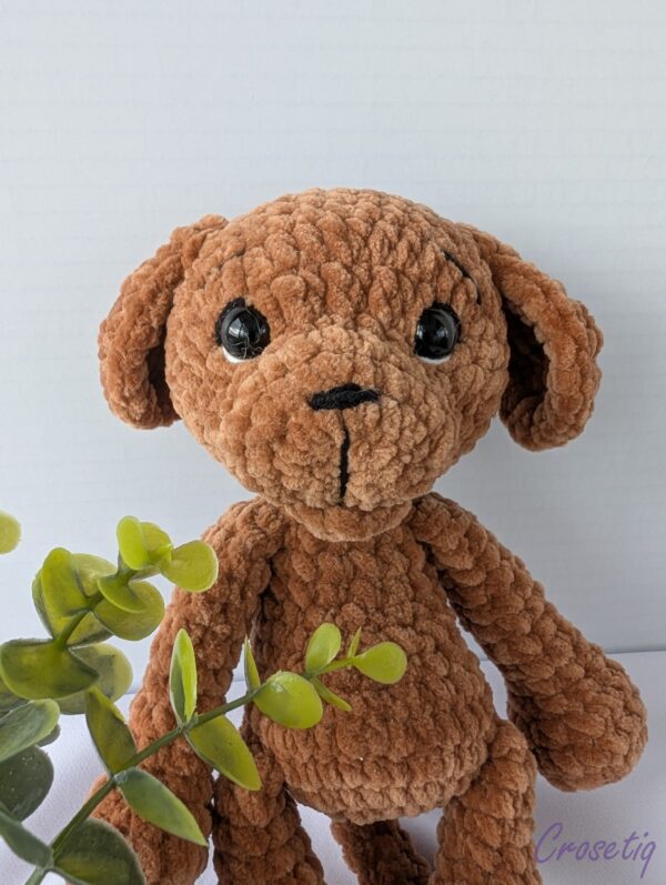 Cătel croșetat Bruno Cătel croșetat Bruno - jucarie crosetata handmade, Crosetiq